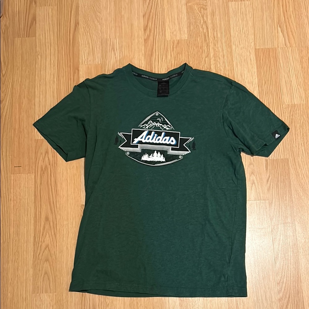 LAST CALL Adidas Green Men's T-Shirt